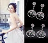 Dangle Chandelier Europe America Luxury Jewelry Inlay Multi Color Crystal Zircon Fine High Grade Round Drop Earrings For Women W5870393