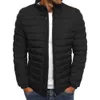 Herren Top 2024 Neuer Herbst/Winter Neuer grenzüberschreitender einfarbiger Baumwollmantel für den Außenhandel Einfache elegante Herren-Baumwollkleidung Herren-Baumwolljacke