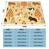 Pink Roller Rabbit Blanket Cute Animal Multi Functional Warmth Throwing Blanket For Home Sofa Bed Throwing 240307