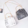 Luxury Marbling Evening Bags Fashion Flap Clutch Bags for Women Wedding Dinner Purses Shoulder Crossbody Handbags DHL Shipping