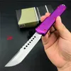 Couteau technologique Purple Micro Bounty Hunter D2 Matériau de la lame Aviation aluminium Hnadle Camping outil de plein air Divertissement Objets de collection Cadeau UT85