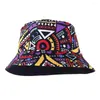 Berets SO COOL Graffiti Summer Women Men Fisherman Hat Foldable Street Hip Hop Bucket Hats Caps Vintage Printed Fishing Gorras