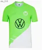 Camisas de futebol VfL Wolfsburg camisas de futebol 2024 WIND GINZEK STEFFEN homens crianças kits casa MBABU BROOKS LACROIX WEGHORST uniforme camisas de futebolH240307
