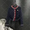 Lente herfst vrouwen desinger strass jassen stipe zoete meisjes casual slim fit bedrukte ronde hals mode bovenkleding jas