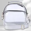 Shoulder Bags Transparent PVC Women Messenger Bag Stadium Approved Ladies Handbags See Through Fashion Waterproof Simple For Festival Games