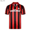 Soccer Jerseys AC Retro 2007 MILAN football shirt Gullit Van Basten Inzaghi Vintage Classics jerseysH240307