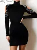 Sukienka łańcucha Tassel design rękaw bodycon sukienka Blost BodyCon sukienka