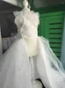 Hundkläder 2024 Luxury Puppy Wedding Party Dresses High-End Handmade White Lace Princess Dress Pet Clothes Pography Ytterkläder