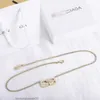 2024 Women Luxury Designer Necklace Choker Pendant Chain 18k Gold Plated Stainless Steel Bb Letter Necklaces Wedding Jewelry Accessories APUI7