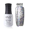 Gel de uñas Hnm 8ml Bling Starry Polish UV Lámpara LED Glitter Soak Off Semi Permanente Laca Lentejuelas Arte Lucky Barniz Base Top Drop Deli Dhicx