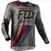 2023 мужские футболки с лисой, распродажа, скоростной пуховый костюм для бездорожья, с длинными рукавами, быстросохнущий велосипедный топ, гоночный топ на мотоцикле N4w5