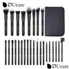 Makeup Tools Ducare Professional Brush Set 10-32Pc Brushes Kit Synthetic Hair Foundation Power Eyeshadows Blending Beauty Drop Delive Dhcx6
