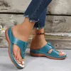 Slippers Platform Ladies Sandals On Offer Women Shoes 2024 Summer Trend Comfortable Casual Roman Beach Flip Flops