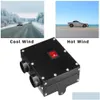 Car Other Auto Electronics Dc 12V/24V 1000W Vehicle Heater 2 Hole Fast Heating Windsn Demister Winter Warmer Defroster Drop Delivery A Dhoi2