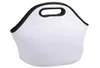 Sublimazione Blanks Borsa riutilizzabile in neoprene Tote Bag Borsa termica morbida per pranzo con cerniera Design per lavoro Scuola FY3499 GG01307203306