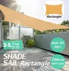 2x5m Heavy Duty Waterproof Sun Shade Sail Outdoor rectangular Awning Canopy Garden Tent Shade Sun Shelter1842946