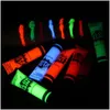 Altri articoli di bellezza per la salute Pittura per il corpo 24 pezzi Set Pittura per il viso fluorescente al neon 6 colori Vernici UV luminose compongono per la sala di compleanno Dhpe8