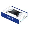 Draagbare Project X Handheld gameconsole 4,3 inch IPS-scherm Draagbare videogamespeler HD-gameconsole 2 controllers voor cadeaus voor kinderen DHL