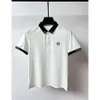 High-End-Marke Exquisite bedruckte Polo-Männer mit kurzen Ärmeln 2023 Sommer-Neues Revers-Paul-Hemd Lässiges und atmungsaktives T-Shirt