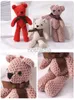 Baby Bear Stuffed Toys 15CM Plush Animals Cute Bag Key Pendant Children Dolls Birthday Gifts Wedding Party Decor 240307