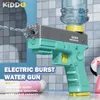 Pistolet jouets pistolet à eau électrique automatique grande capacité tir continu espace de charge plage été jeux de plein air cadeaux de journée pour enfants