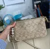 New fashion shoulder bag all-match printed C Family Mah-jongg women's old Flower classic pearl Chains underarm bags Co0307