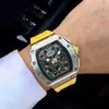 Fully Luxury Rm11-03 Mens Milles Mechanical Watchs Richa Automatic Movement Sapphire Mirror Rubber Watchsband Swiss Wristwatchses Fes