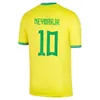 البرازيلات 24 25 كرة قدم قمصان نيمار ج. جيسوس كاميستاس دي فوتول باكيتا رافينها maillots de foot marquinhos vini jr brasil richarlison men kids kids football shirt