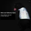 Köpek giyim yansıtıcı güvenlik yeleği yüksek görünürlüklü evcil hayvan ceket ceket havalandırma rahat açık gece yürüyüş malzemeleri