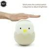 Night Lights LED Light For Kids Soft Silicone USB Rechargeable Bedroom Decor Gift Animal Chick Touch Lamp Belt Box