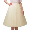 Sukienki Kobiety vintage tiulowa spódnica krótka tutu średnia spódnice dla dorosłych fantazyjne baletowe tańcząca impreza suknia balowa mini spódnica lato