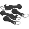 Sleutelhangers 4 Stuks Token Sleutelhanger Fob Winkelen Trolley Tokens Draagbare Winkelwagen Zinklegering Opener