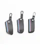 1st Carbon Fiber Leather Smart Remote Key Case Cover Holder Key Chain Cover Remote för 1 3 5 6 7 Series X1 X3 X4 X5 X66517986