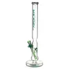 Phoenixstar Base piatta Nuova gorgogliatore di vetro dritti gialli bong d'acqua tampone a rig in vetro tubo d'acqua tubi di tabacco vetro 19 '' big bong