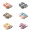 GAI LAYUE Cotton slippers women winter stay at home with thick soles anti slip and warm plush slippers 371367