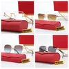 Lunettes de soleil de créateurs de couple de mode pour hommes et femmes Lunettes de soleil à finition mate Verres miroir de couleur Blocage UV pour Noël Thanksgiving et anniversaires avec boîte