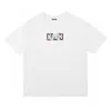 Mężczyźni z amerykańskiego stylu Kobiety Logo Drukuj luźne koszulki Kobiety Suma swobodna koszulka z krótkim rękawem 24ss 0307