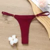 Sexy Tanga Frauen Höschen Baumwolle Unterwäsche Frauen G-String Einfarbig Weibliche Unterhose Dessous Dessous S-L