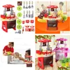 Cozinhas jogando comida por atacado- Kids Kitchen Set Toys Toys Large Cooking Simation Model Trok Toy para menina Baby Drop Toys Dhqvk