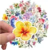 자동차 스티커 50pcs ins 스타일 Beautif Flowers Stickers Pack 비 랜덤 자동차 자이