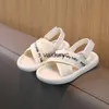 Sandalen 2023 Jungen und Mädchen Kinder Sandalen Baby Strand Schuhe Kinder Sommer Koreanische Ausgabe Koreanische Ausgabe Student SandalenH240307