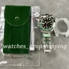 ARF herenhorloge linkshandig 40 mm zwart groen keramiek bezel automatisch 3285 uurwerk Sprite 126720 904L stalen armband ETA Super Edition horloges