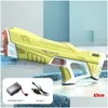 Pistola giocattoli Fly Electric Matic Powerf Water portatile per bambini Summer Beach Outdoor Combat Fantasy Toy 230710 Consegna di goccia Dhdei