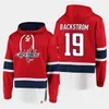 Felpa con cappuccio Washington''capitals'' 19 Backstrom 92 Kuznetsov 43 Wilson 8 Ovechkin 74 Carlson 77 Oshie 70 Holtby Maglie da hockey personalizzate Uomo Donna Gioventù