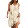 Casual Kleider Drucken Ostern Kurze Frauen Trägerlosen Lose Fit Tank Kleid Sommer Robe Sommerkleid Vestidos