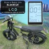 20 tum 2024 Electric Bike for Women 750W Electric Bicycle Fatbike med 18Ah litiumbatteriets väg strandmotorcykel för man