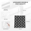 Shopping Bags Dachshund Wiener Dog Shoulder Women Reusable Bag Trendy Pets Large Capacity Canvas Tote Kawaii