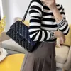 حقيبة الكتف الكلاسيكية رفرف الكتف FATTY FANG 10A Messenger Messenger Designer Crossbody Bags Cowhide Handbag Gold Chain Totes 240315