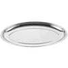 Plates Dinner Practical Pastry Storage Tray Dishes Stainless Steel Serving Exquisite Roast