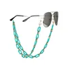 Amber Acrylic Button Chain Eyeglass Glasses Chain Women Anti-lost Mask Hanging Sunglasses Lanyards Hold Cord Strap Rope Necklace 240222